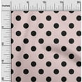 thumbnail image 2 of oneOone Polyester Spandex Blush Pink Fabric Dots Dress Material Fabric Print Fabric By The Yard 56 Inch Wide-B4, 2 of 6