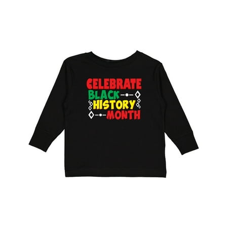 

Inktastic Black History Month Celebration Gift Toddler Boy or Toddler Girl Long Sleeve T-Shirt