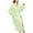#1 Green, variant on Luxalzxs Long Hooded Robe for Women Solid Color Full Length Bathrobe Winter Warm Pajamas Shower Nightgown Housecoat with Pockets