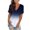 Navy tops for women 2024, variant on Pimelu Shirts for Women Workout Tops for Women V Neck Short Sleeve Fashion Gradint Summer Shirts Ladies Comfy Breathable Basic Fit Tees Blouses Womens Tshirts