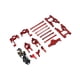 thumbnail image 4 of Piezas de metal mejoradas para coche RC Piezas mejoradas Pieza de coche RC Wltoys 1/12 Coche RC rojo, 4 of 9
