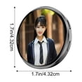 thumbnail image 3 of 1.7" HD Smart Digital Badge Pin, Custom GIF & Dynamic Video Display, Touch Control Electronic Anime Peripheral,White, 3 of 5