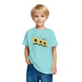 thumbnail image 3 of RXIRUCGD 2025 Vêtements d'Été pour Enfants T-shirt Imprimé Mode Mignon Col Rond Manches Courtes, 3 of 5