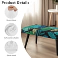 thumbnail image 6 of Whosucclay Tropical Palm Leaf Print Dining Room Bench Covers Rectangle Bench Seat Protector Universal Bench Seat Cushion Slipcovers for Dining Room, Living Room, Bedroom, Kitchen, 6 of 7