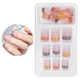 thumbnail image 3 of Juego de puntas de uñas postizas, 24 Uds., cubierta completa desmontable a la moda, puntas artísticas para uñas postizas P135, 3 of 14