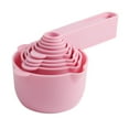thumbnail image 1 of Way to Celebrate 10-Piece Measuring Cup and Spoon Set, Pink, 1 of 9