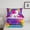 Purple A, variant on Erosebridal Magical Unicorn Comforter Sets Full Size, Initial Letter S Comforters & Duvets, Cartoon Rainbow Reversible Bedding Full Comforter Set, Lightweight Bedroom Decoration, 3pcs