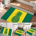 thumbnail image 6 of Pineapple Washable Small Entryway Area Rugs 2'x3', Summer Beach Low Pile Throw Rug Non-Slip Sturdy Edge Binding Carpet for Front Door Floor Room Entry, 6 of 9