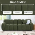 thumbnail image 6 of Llinc Store Marshmallow Sofa And Loveseater Sectional Couches For Living Room,Human Body Structure For Usa People,Boucle Sofa ,Olive Green Boucle, 6 of 6