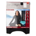 thumbnail image 2 of ClimateRight by Cuddl Duds Women's Grid Warmth Long Underwear Crewneck Thermal Top, Sizes XS-4X, 2 of 2