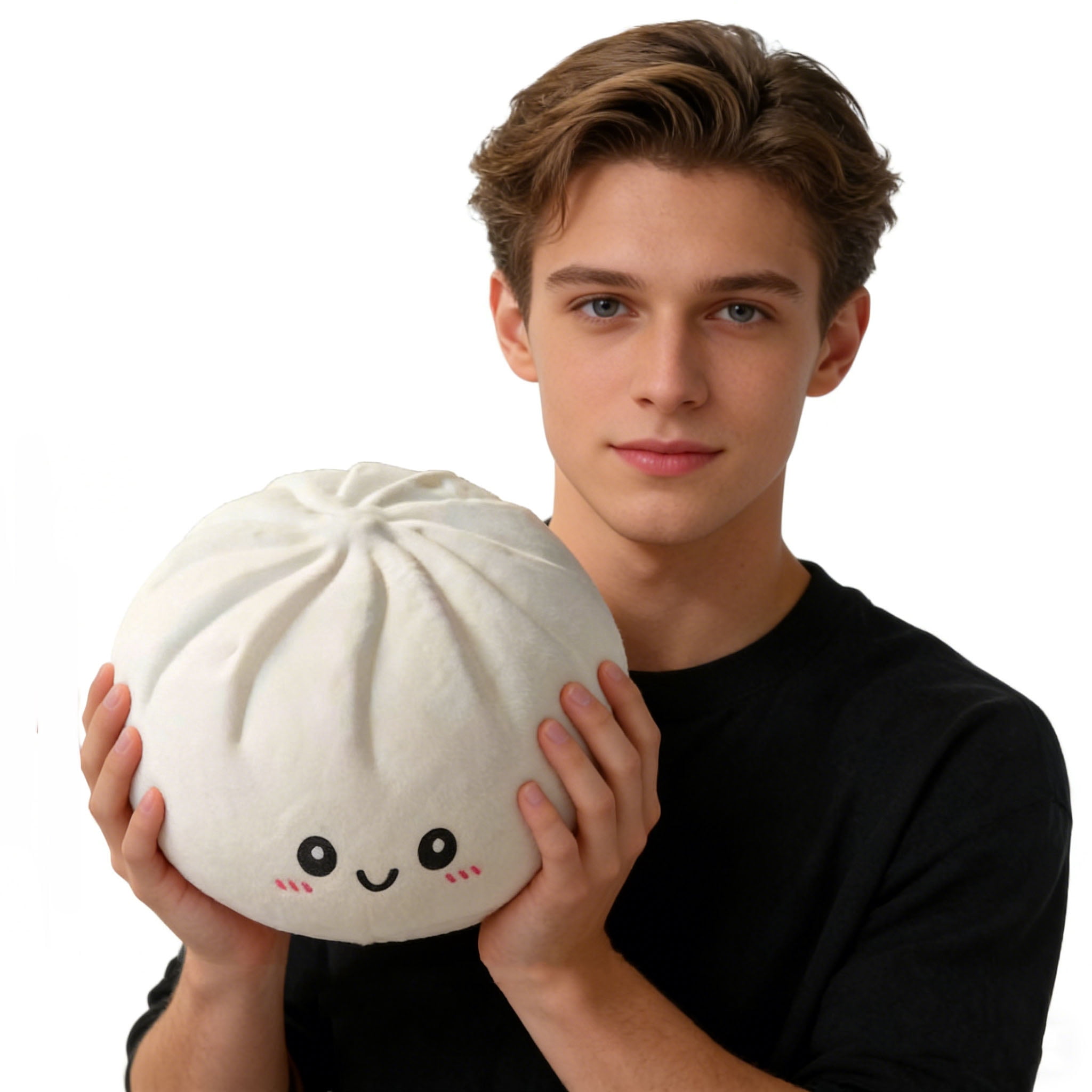 BBilaBu 6/10 Inch Jumbo Dumpling Stress Ball, Giant Dumpling Soft Squeeze Decompression Dough, Anxiety Relief Fidget Ball
