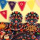 thumbnail image 2 of Set de artículos para fiestas Mexican Fiesta Serves 24 Días de Muertos, 2 of 7