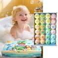 thumbnail image 6 of Bath Intenses with Surprise Inside Animals Toy 24-Pack, Kids Bath Gift Box, Fizzing Bath Balls with Hidden Toy Figures, Colorful Bath Fizzies for Children, Sea Salt Spa Bath Set for Easter Basket, 6 of 9