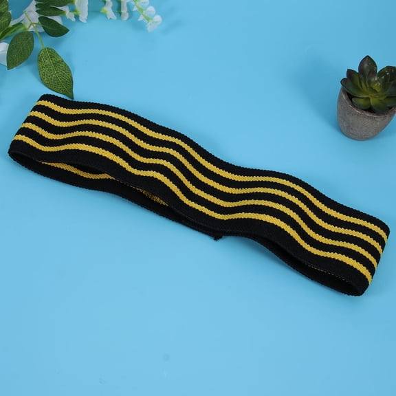 LEORX Leg Bands Exercise Yellow Premium Polyester Fabric Stretchy Comfortable Workout Bands