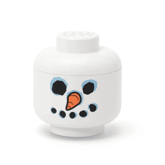 LEGO Minifigure Storage Head Mini Snowman
