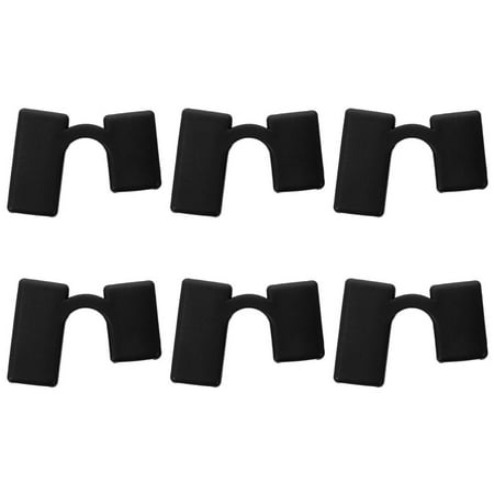 

Hemoton 6pcs Plastic Chopsticks Clips Reusable Chopsticks Helpers for Home Restaurant