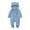 Light Blue, variant on Baby Rompers Boys Long Sleeve Baby Girls Footed Pajamas Zip-Front One-Piece Sleeper Non-Slip Footie Cute Pattern Jumpsuit PJs 0 3 6 9 12 18 24 Months (White,6-12 Months)