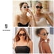 thumbnail image 2 of Gafas de sol SOJOS SJ2286 Retro Ovaladas Polarizadas Negras para Adultos, 2 of 5