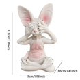 thumbnail image 2 of Gato Meditador Creativo, Artesanía De Resina, Estatua De Gato Meditador, Estatua De Animales De Resina Pintada A Mano Para El Hogar, La Sala De Estar Y El Dormitorio Speravity HA042854-02, 2 of 6