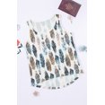 thumbnail image 1 of ABPHQTO Camiseta sin mangas azul oscuro con plumas aztecas para mujer, 1 of 5