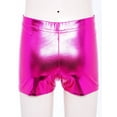 thumbnail image 5 of TTAO Kids Girls Elastic Waist Dance Bottoms Gymnastics Shorts Sports Yoga Workout Sparkle Activewear Hot Pink 7-8, 5 of 7