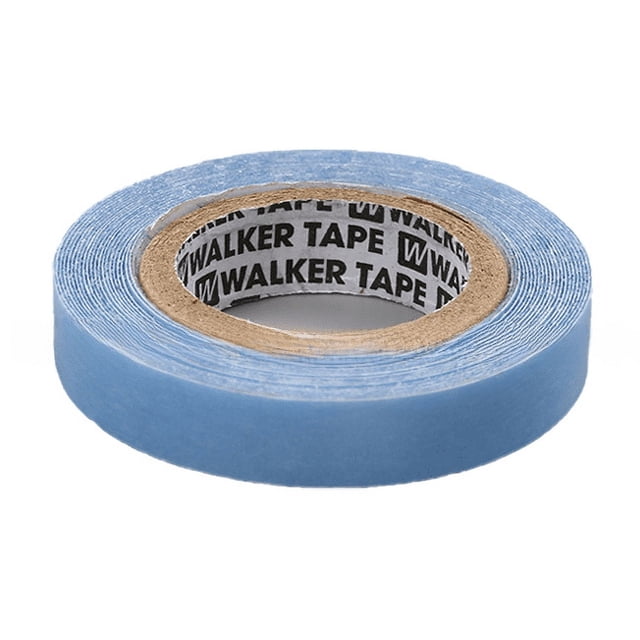 Película para el cabello sin marcar, cinta adhesiva azul para el cabello, tamaño 1,0 x 3, correa de soporte frontal para atar