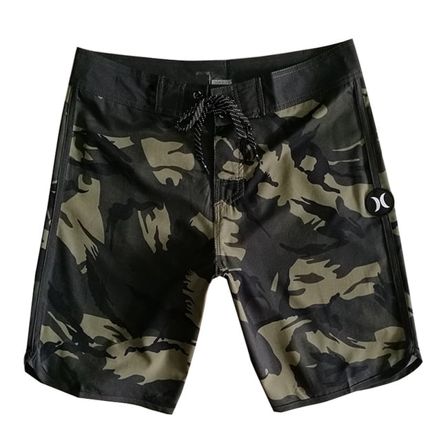 Men's Swim Trunks Quick Dry Beach Shorts Swimwear Bathing Suit with Mesh Lining
