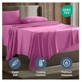 thumbnail image 5 of King Size Sheets Set - 4 Piece Sheets, Deep Pocket, Hotel Luxury, Extra Soft, Breathable and Cooling, Light Pink King Bed Sheets, 5 of 9