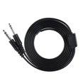 thumbnail image 2 of Aviation Headphone Headset Replacement Cable Dual GA Plug 2 Meter  DIY Aircraft Audio Cable, 2 of 7