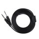 thumbnail image 1 of Cable de repuesto DIY de 2m/2,2yd para auriculares de aviación, auriculares planos de 1/4 pulgadas, enchufe Dual GA, 1 of 8