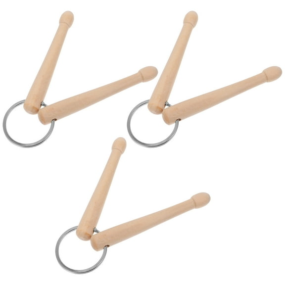 YUNLIGHTS Drumstick Keychain Metal 3PCS Outdoor Activities