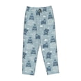 thumbnail image 4 of Xecao Cute Hippopotamus Women's Straight Lounge Pajama Pants: The Epitome of Relaxed Sleepwear, 4 of 9