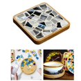 thumbnail image 1 of ziyahi Mosaic Coasters DIY Kit Hand Made Adhesive Colourful for Kid Home Decorative, 1 of 9