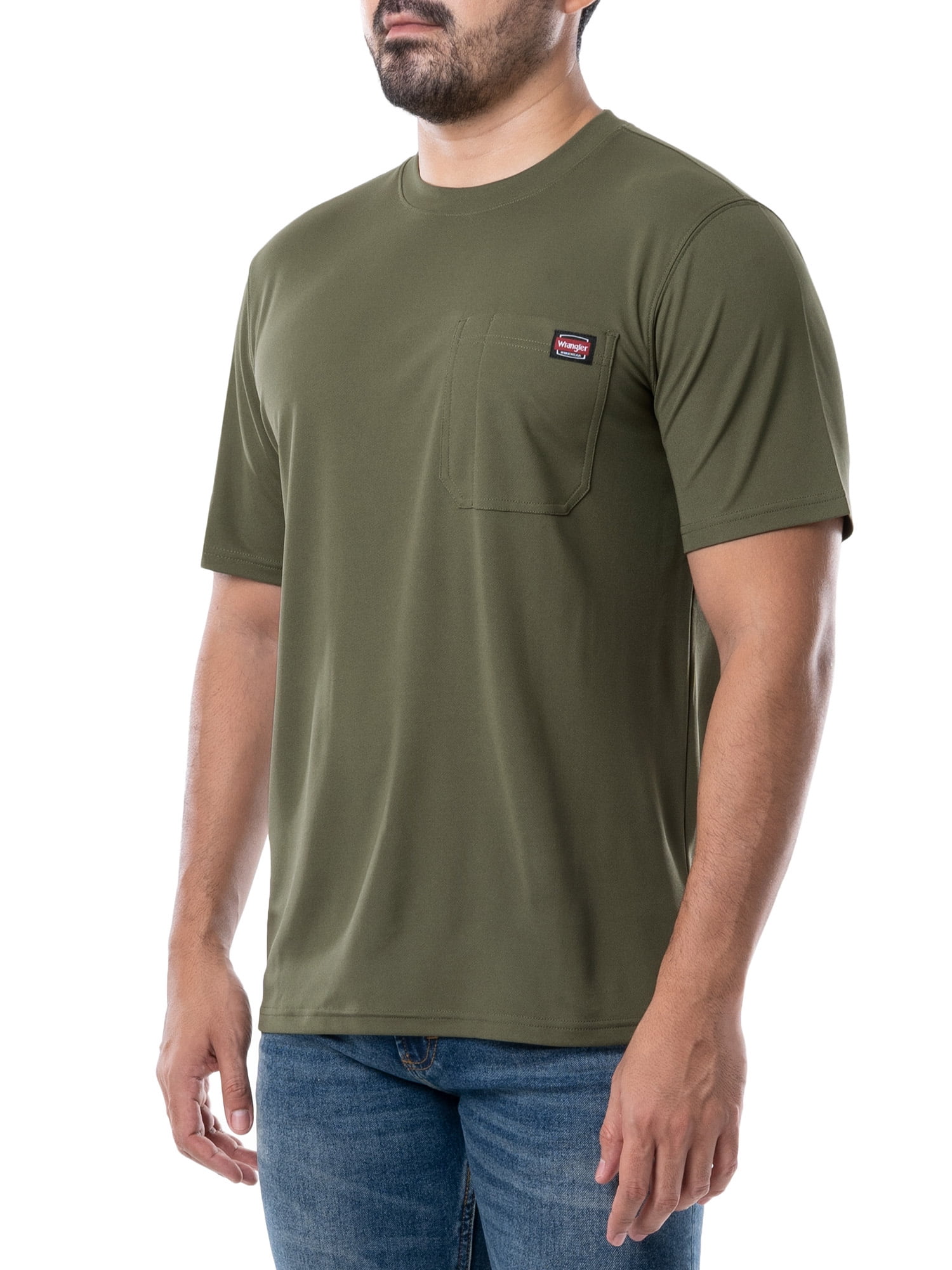 Wrangler Workwear Men’s Short Sleeve Performance T-Shirt, size S to 3XL