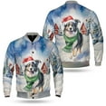 thumbnail image 3 of Hello Winter Border Collie Frosty Morning Walk Welcome Snowy Christmas All Over Print 3D Baseball Jacket Borders Dog Lovers Gifts Idea Bomber Jacket Softball - 02018, 3 of 6