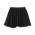 thumbnail image 3 of YONGHS Girl's Ballet Wrap Skirts Basic Circular Chiffon Dance Pull-On Skirt Ballerina Gymnastic Dancewear Black 12-15, 3 of 7