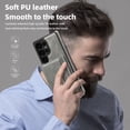 thumbnail image 4 of Allytechgroup Compatible with Magsafe 2 in 1 Detachable Samsung Galaxy S25 Ultra Wallet Case, PU Leather RFID Blocking Flip Kickstand with Card Holder for Samsung Galaxy S25 Ultra, Gray, 4 of 9