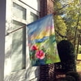 thumbnail image 2 of North Dakota Wild Prairie Roses in Watercolor House Flag 28 in x 40 in, 2 of 5