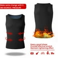 thumbnail image 6 of Mens Sweat Sauna Vest, for Waist Trainer Zipper Neoprene Tank Top, Adjustable Sauna Workout Zipper Suit, 6 of 8