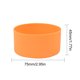 thumbnail image 1 of Tapas De Botellas 2 piezas de silicona para taza de agua cubierta protectora anti-escaldado para taza de coche de 40 oz (naranja) Libre de BPA, 1 of 8