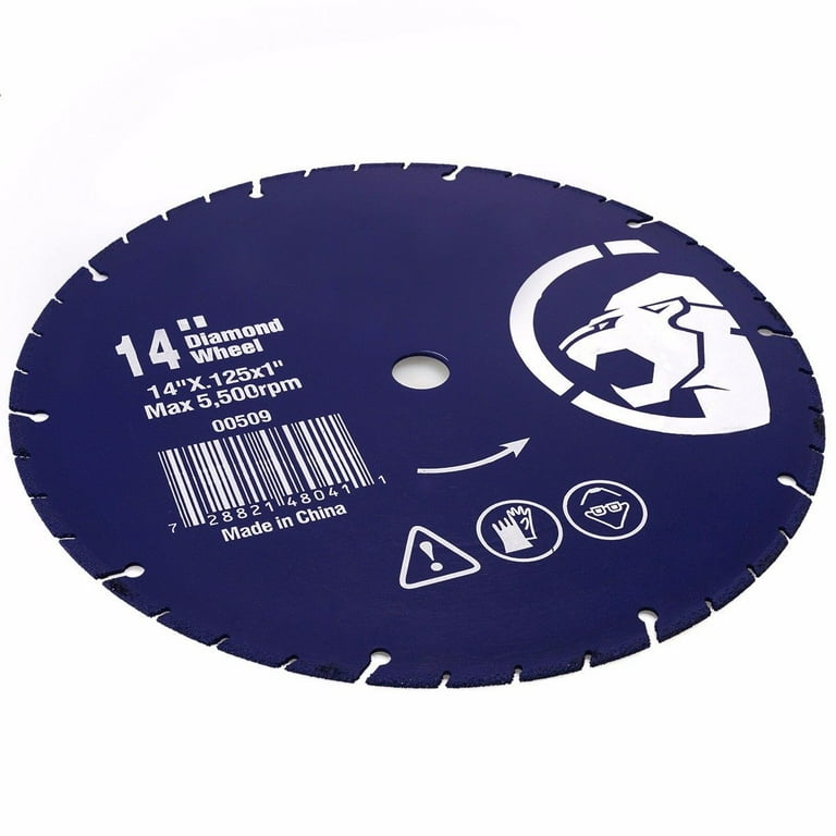 XtremepowerUS Multi-Purpose 14" Diamond Blade Metal Steel Iron Cut Off