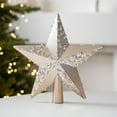 thumbnail image 3 of Uxgjfwu Christmas Tree Topper Star Glow in The Dark LED Iron Decoration for Xmas Tree Finishing, 3 of 6