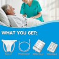 thumbnail image 2 of Wearable Urine Bag With Catheter Duct 1000ml 2000ml For Men Women Elderly Urinary Incontinence, Bedridden Patients, 2 of 3