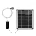 thumbnail image 4 of Solar Air Pump 10W 20W Noiseless Aerator with Oxygen Stones for Fish Pond Aquarium Hydroponics Solar Powered Energy Efficient Adjustable Oxygen Supply, 4 of 9