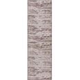 thumbnail image 2 of Unique Loom Outdoor Modern Collection Area Rug - Cartago (2' 11" x 10' Runner Brown/Ivory), 2 of 6
