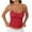 Red, variant on Plebaso Camisole Tops for Women Spaghetti Strap Tank Tops Solid Color Casual Basic Bottom Cami Undershirts
