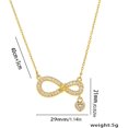 thumbnail image 6 of Elegant Crystal Heart Infinity Wedding Pendant Necklace for Women Stainless Steel CZ Love Charm Link Choker Chain Adjustable Necklaces Dainty Engagement Promise Jewelry 18", 6 of 6