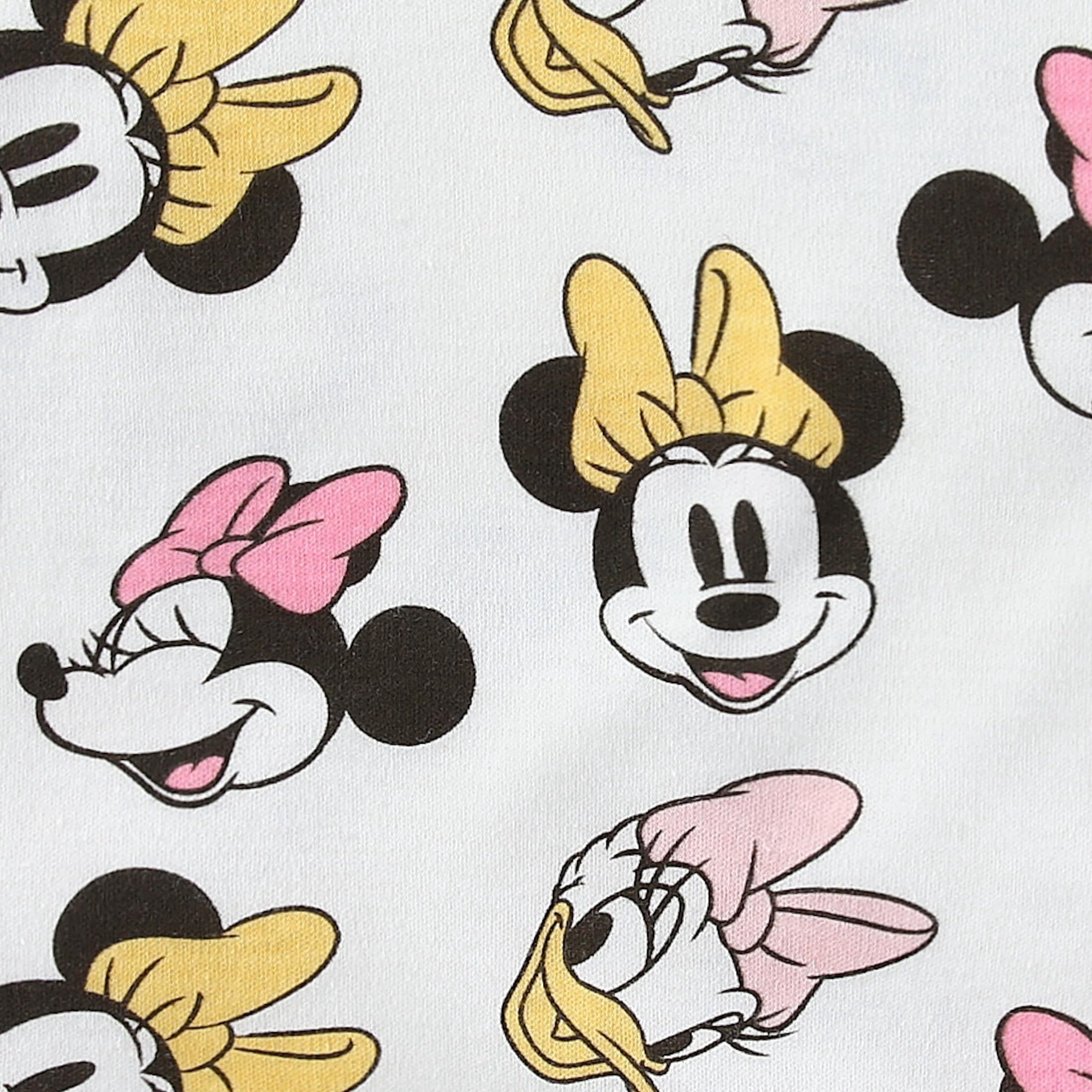 Disney Minnie Mouse Baby Bodysuits (Girls), 3 Pack, Sizes 3-18M