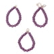 thumbnail image 2 of Cadena De La Caja Del Teléfono Móvil, Pulsera De Perlas Hebilla De Metal De Resina ABS Color Delicado Tres Estilos Para Teléfono Móvil Para Bolso Para Llavero ZAQW Púrpura, 2 of 8