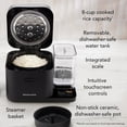 thumbnail image 3 of KitchenAid Rice and Grain Cooker 8 Cup with Automatically Sensing Integrated Scale + Water Tank, KGC3155BM, 3 of 7